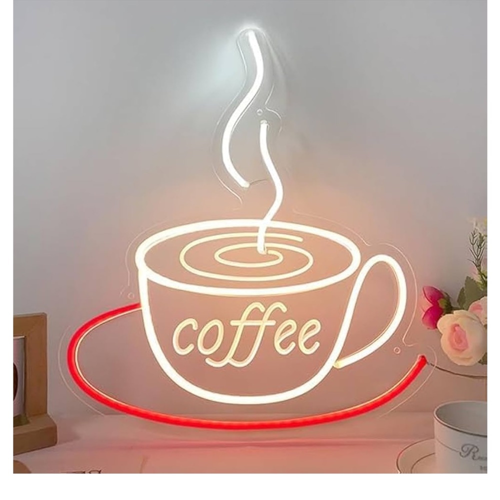 Coffe neón LED